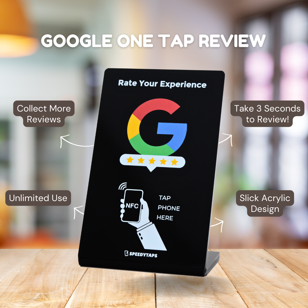 Google One Tap Review Stand (Black)