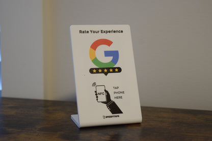 Google One Tap Review Stand (White)
