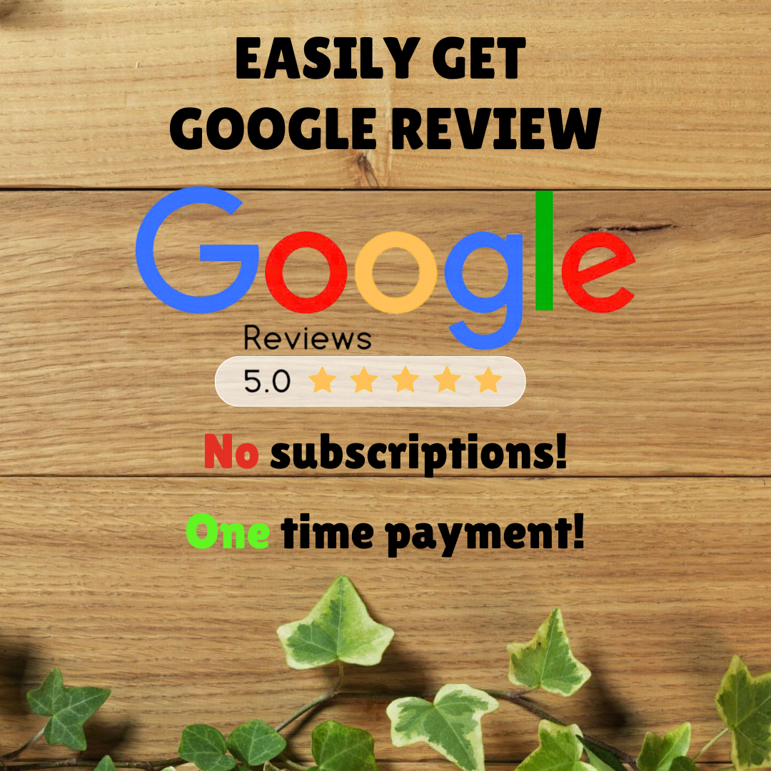Google One Tap Review Stand (Black)